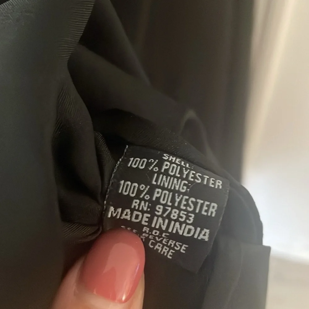 EUC JKara Black Dress with white floral beeding Size 16 - Picture 11 of 13